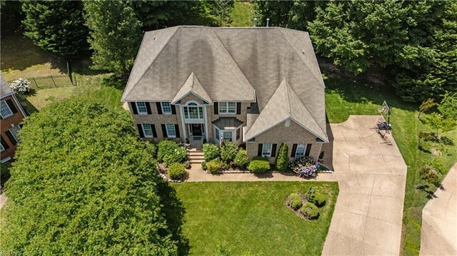 122 Merchant Man Ct, Williamsburg, VA 23185 - aerial view of property and surrounding area