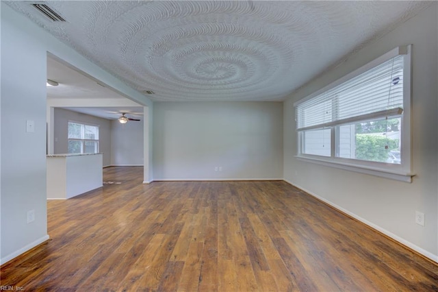 3096 Kenelm Dr, Chesapeake, VA 23323 - unfurnished room with wood finished floors, baseboards, and ceiling fan