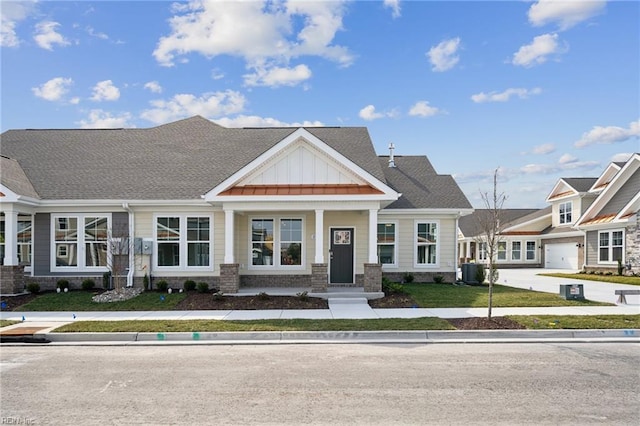 2140 Edwin Dr, Chesapeake, VA 23322 - craftsman inspired home featuring board and batten siding and central AC