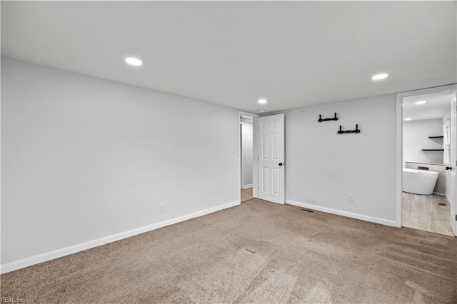 1305 Canary Dr, Virginia Beach, VA 23453 - carpeted spare room with recessed lighting and baseboards