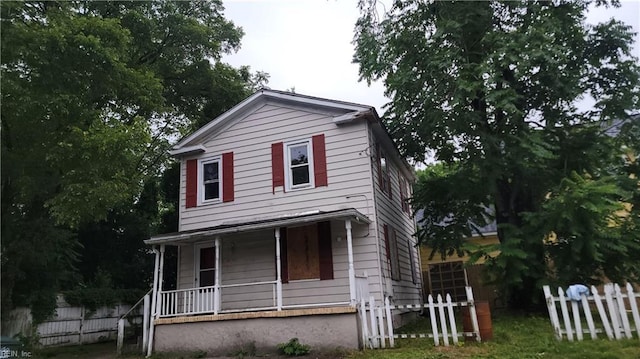 708 Lancaster St, Norfolk, VA 23523 - view of front of property with covered porch