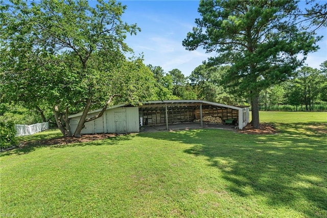 3321 Tyre Neck Rd, Chesapeake, VA 23321 - view of yard with an outdoor structure