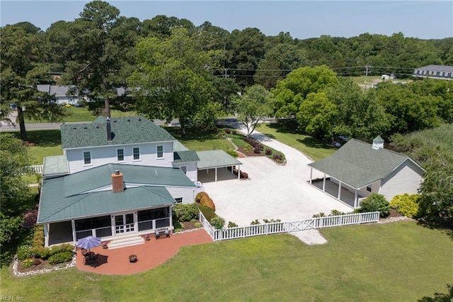 3321 Tyre Neck Rd, Chesapeake, VA 23321 - view of subject property with a forest