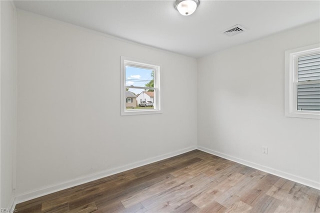 436 Smiley Rd, Hampton, VA 23663 - spare room featuring wood finished floors and baseboards