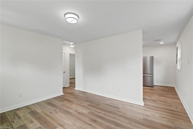 436 Smiley Rd, Hampton, VA 23663 - spare room with light wood-style flooring and baseboards