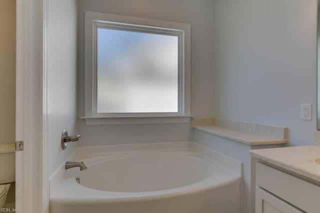2246 Captiva Ln, Chesapeake, VA 23321 - full bath featuring a bath, vanity, and toilet
