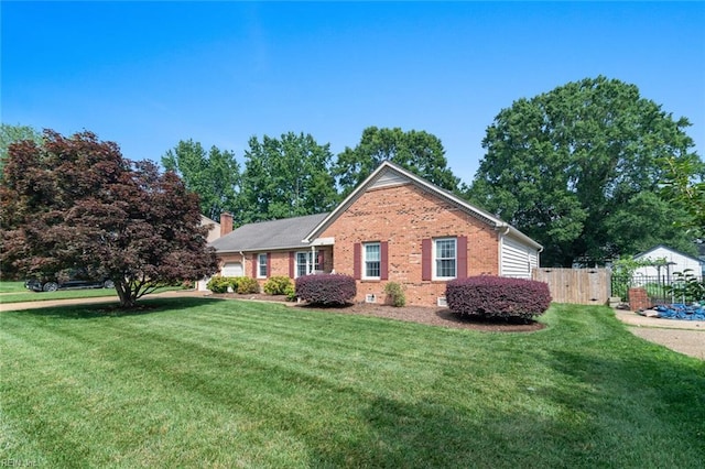 1118 Patrick Ln, Newport News, VA 23608 - single story home featuring brick siding and a chimney