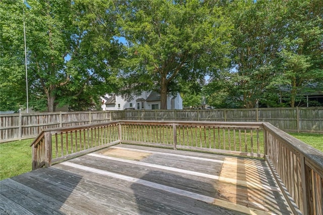 1118 Patrick Ln, Newport News, VA 23608 - wooden deck featuring a fenced backyard