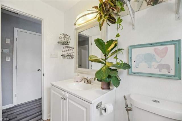1014 Rowe St, Hampton, VA 23669 - half bath featuring vanity and toilet