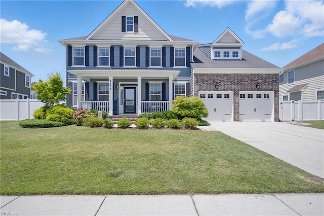 2209 Beeblossom Ln, Chesapeake, VA 23323 - traditional-style home with driveway, covered porch, and brick siding
