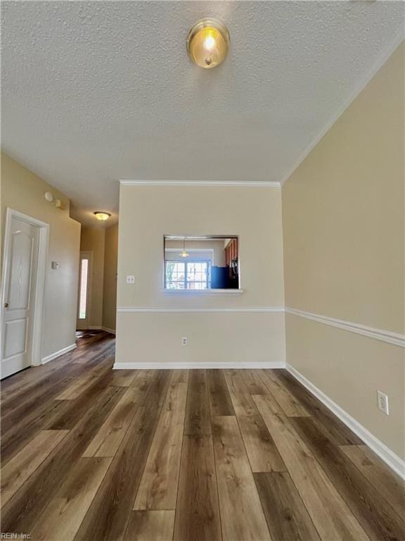 2511 Hartley St, Virginia Beach, VA 23456 - spare room featuring hardwood / wood-style flooring, a textured ceiling, and baseboards