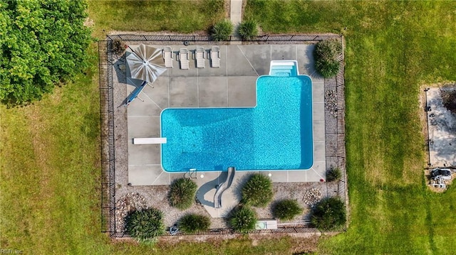 1701 Sanderson Rd, Chesapeake, VA 23322 - aerial view of a pool
