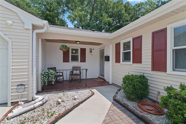 191 Compton Pl, Newport News, VA 23606 - view of exterior entry with a porch