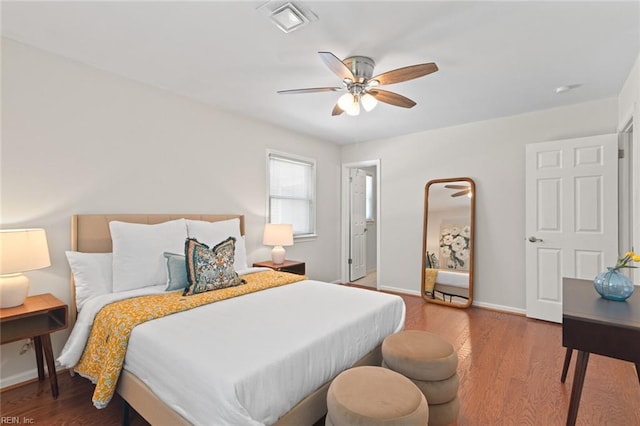 191 Compton Pl, Newport News, VA 23606 - bedroom with wood finished floors, baseboards, and ceiling fan