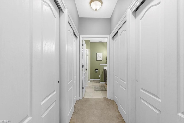 3101 Bridgewater Dr, Carrollton, VA 23314 - hall with light carpet and baseboards