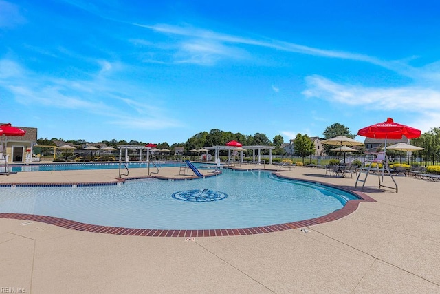 3101 Bridgewater Dr, Carrollton, VA 23314 - community pool featuring a patio area