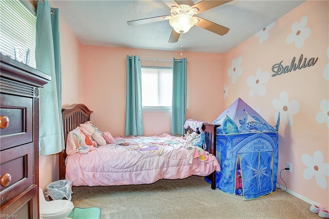 409 Barcelona Ln, Virginia Beach, VA 23452 - carpeted bedroom with ceiling fan