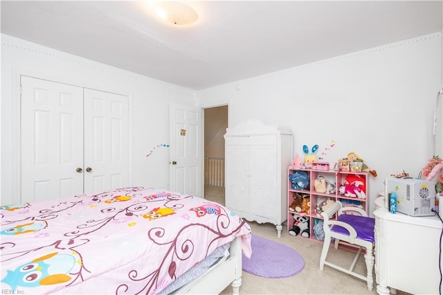 613 S Claypool Ct, Virginia Beach, VA 23464 - bedroom with light colored carpet and a closet