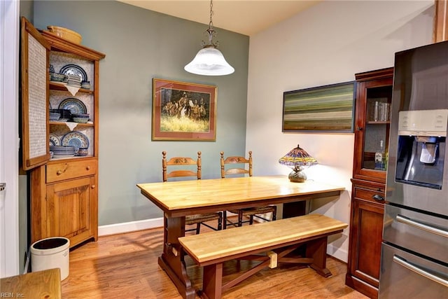 4108 Windmill Rd, Williamsburg, VA 23188 - dining area featuring baseboards and light wood finished floors