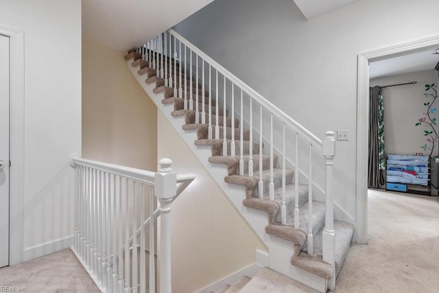 4437 Cherokee Dr, Suffolk, VA 23434 - stairs with carpet
