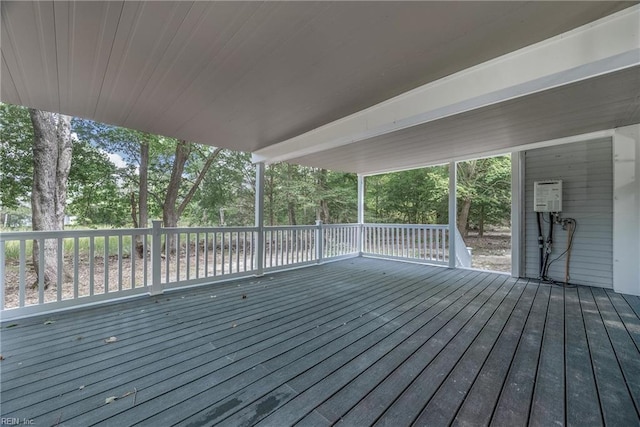 166 Windward Way, Port Haywood, VA 23138 - view of wooden deck