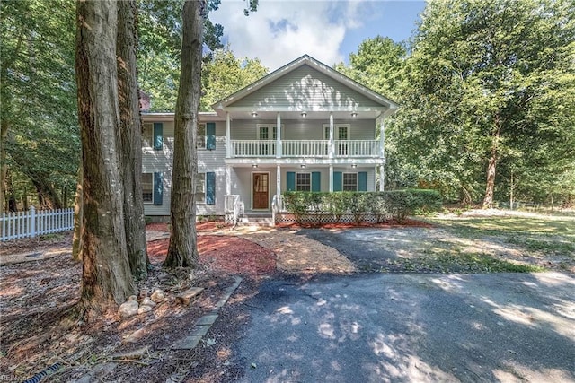 166 Windward Way, Port Haywood, VA 23138 - view of front of property featuring covered porch