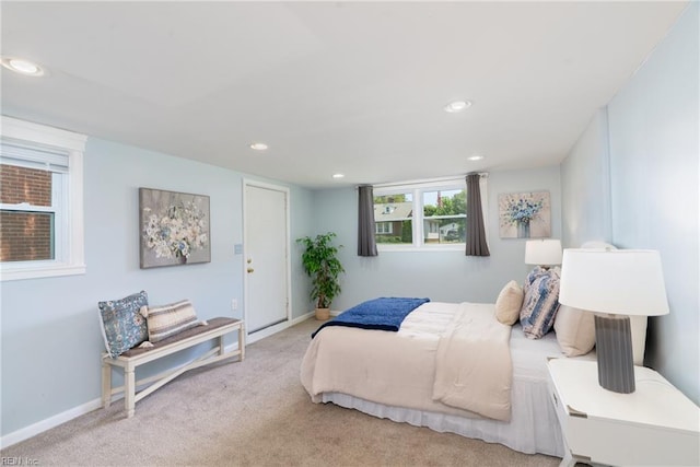 143 Robinson Rd, Hampton, VA 23661 - carpeted bedroom with recessed lighting and baseboards