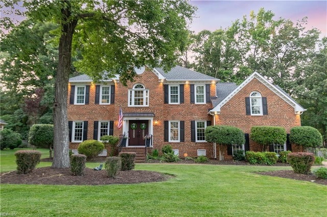 3512 Quail Holw, Williamsburg, VA 23185 - colonial house featuring brick siding and a front yard