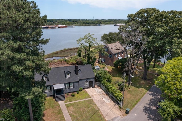 1943 Sycamore Ln, Norfolk, VA 23523 - aerial view of property and surrounding area featuring a large body of water
