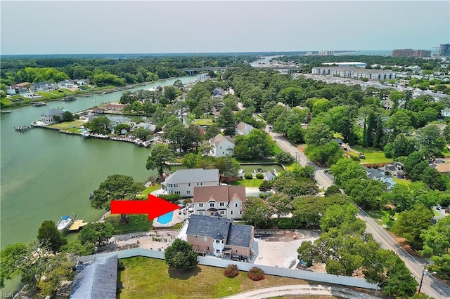 2637 Broad Bay Rd, Virginia Beach, VA 23451 - bird's eye view of a nearby body of water