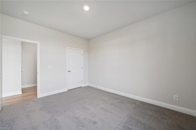 1232 Kidbrooke St, Chesapeake, VA 23322 - unfurnished room with carpet floors, baseboards, and recessed lighting