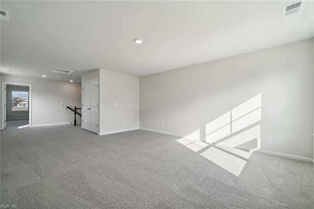 1232 Kidbrooke St, Chesapeake, VA 23322 - empty room featuring carpet floors, baseboards, and recessed lighting