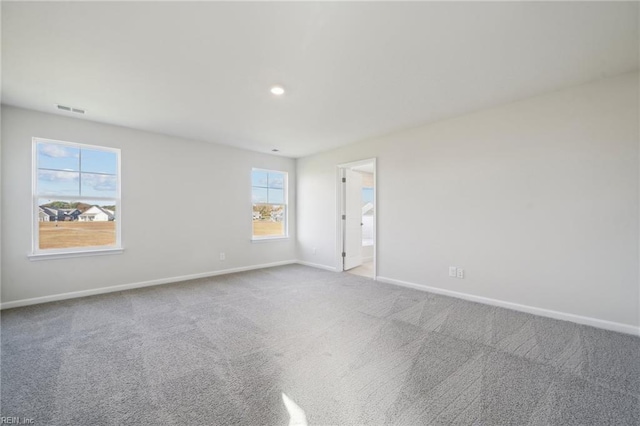 1232 Kidbrooke St, Chesapeake, VA 23322 - carpeted spare room featuring baseboards, plenty of natural light, and recessed lighting