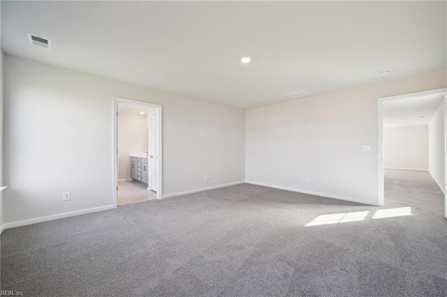 1232 Kidbrooke St, Chesapeake, VA 23322 - spare room with carpet flooring, baseboards, and recessed lighting