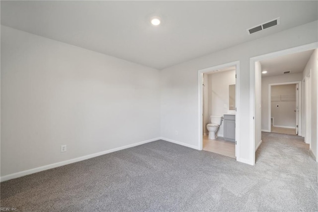 1232 Kidbrooke St, Chesapeake, VA 23322 - unfurnished bedroom featuring carpet, baseboards, recessed lighting, and ensuite bathroom