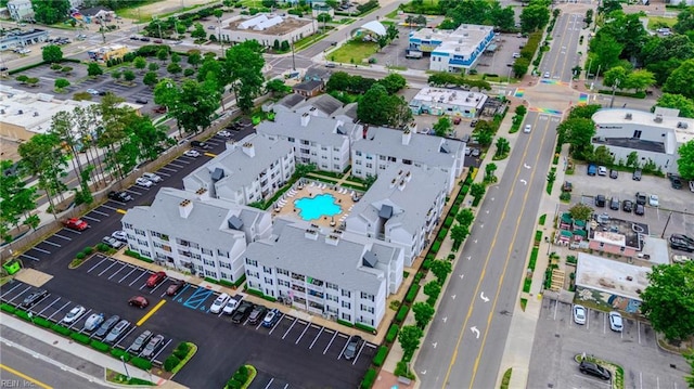 612 Shoreham Ct Unit 202, Virginia Beach, VA 23451 - drone / aerial view of a pool area