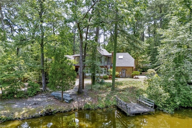 9 Hill Way, Carrollton, VA 23314 - dock featuring a water view