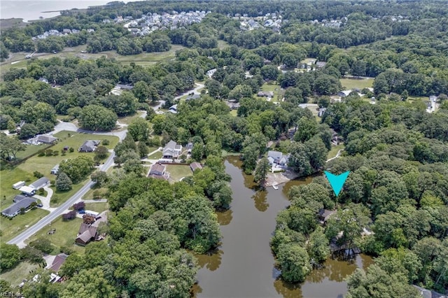 9 Hill Way, Carrollton, VA 23314 - drone / aerial view of a large body of water