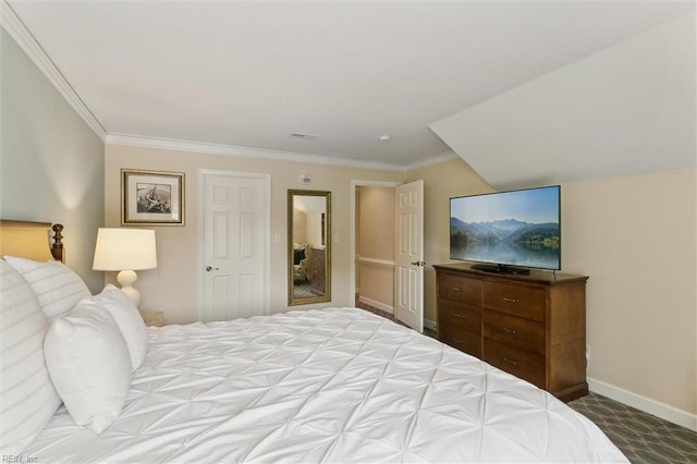 113 Pelhams Ordinary, Williamsburg, VA 23185 - bedroom featuring ornamental molding, baseboards, and carpet floors