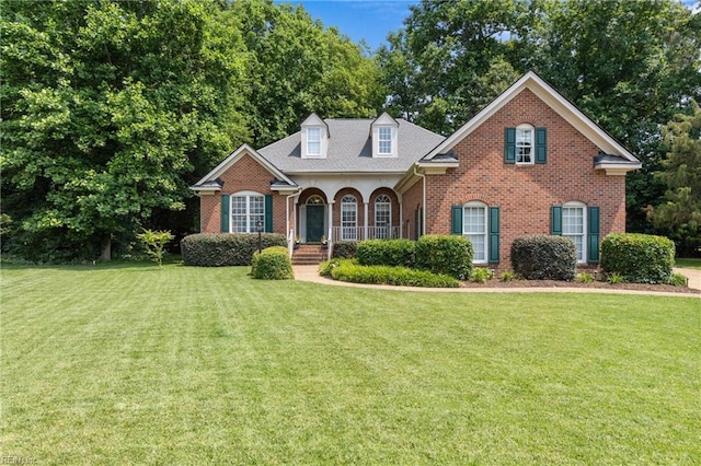 20531 Madison Ct, Smithfield, VA 23430 - view of front of property with brick siding and a front lawn
