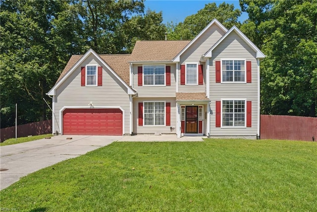 127 Rockland Ter, Suffolk, VA 23434 - view of front of property featuring driveway, a shingled roof, and an attached garage