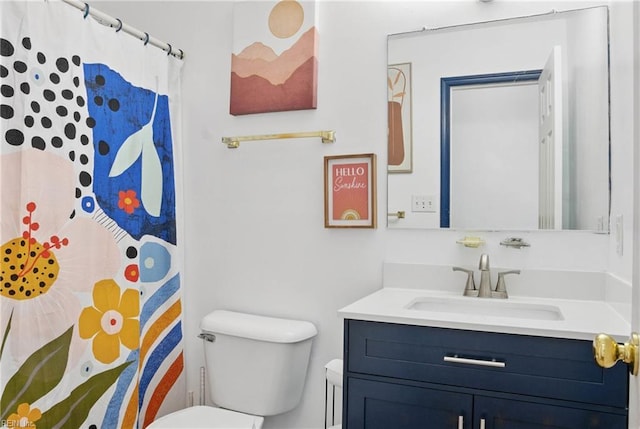127 Rockland Ter, Suffolk, VA 23434 - full bathroom featuring toilet, vanity, and curtained shower