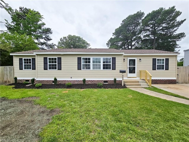 865 Kings Arms Dr, Virginia Beach, VA 23452 - manufactured / mobile home featuring crawl space and roof with shingles