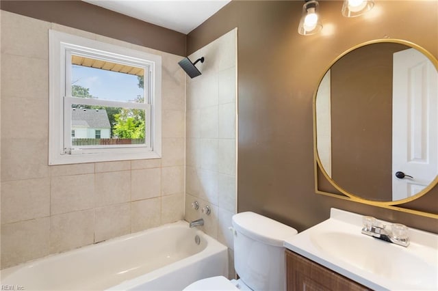 2811 Mapleton Ave, Norfolk, VA 23504 - bathroom featuring toilet, vanity, and  shower combination