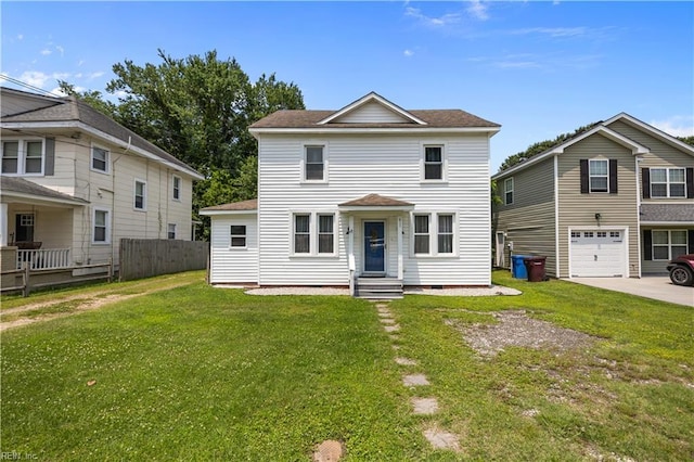 811 Wingfield Ave, Chesapeake, VA 23325 - traditional-style house featuring concrete driveway and a garage