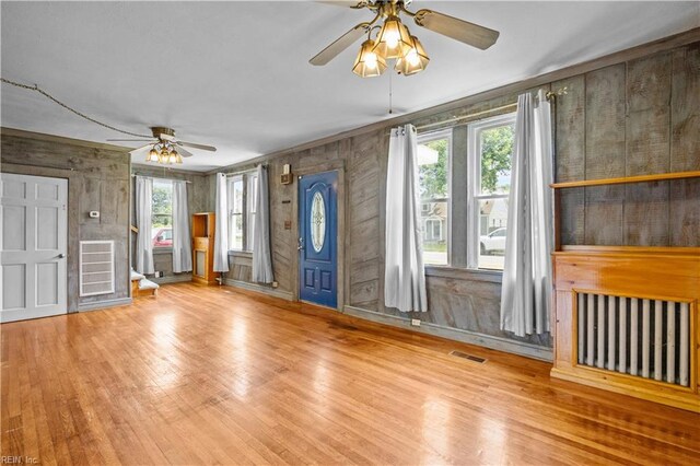 811 Wingfield Ave, Chesapeake, VA 23325 - unfurnished room with a ceiling fan, healthy amount of natural light, and wood finished floors