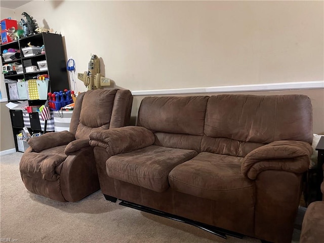 5232 Richard Rd, Virginia Beach, VA 23462 - living area featuring carpet flooring and baseboards