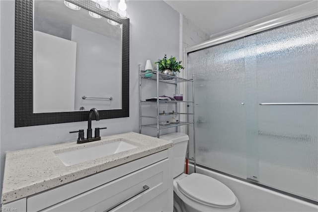 1208 Santeetlah Ave, Chesapeake, VA 23325 - bathroom with toilet, combined bath / shower with glass door, and vanity