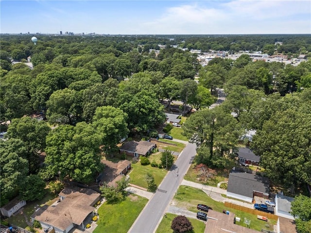 1208 Santeetlah Ave, Chesapeake, VA 23325 - aerial view of property's location with a forest