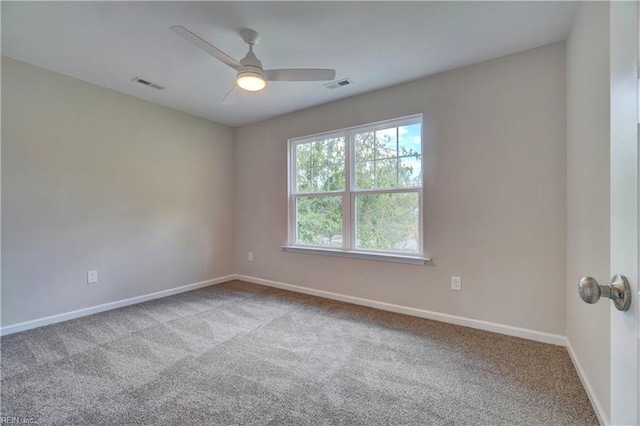 515 Buckroe Ave, Hampton, VA 23664 - carpeted empty room featuring a ceiling fan and baseboards